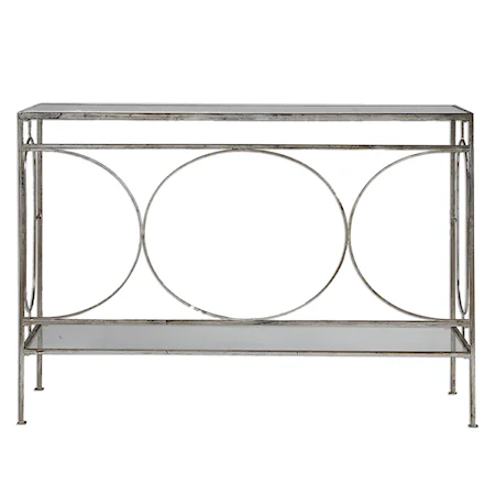 Luano Silver Console Table